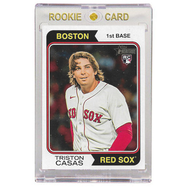 Triston Casas Boston Red Sox 2023 Topps Heritage # 587 Rookie Card