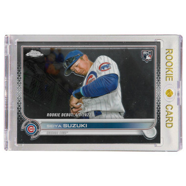 Seiya Suzuki Chicago Cubs 2022 Topps Chrome Update # USC144 Rookie Card