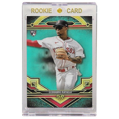 Ceddanne Rafaela Boston Red Sox 2024 Topps Triple Threads # 16 Rookie Card Ltd Ed of 149