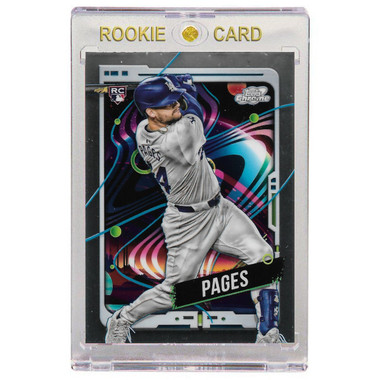 Andy Pages Los Angeles Dodgers 2024 Topps Cosmic Chrome # 107 Rookie Card