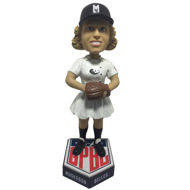 Muskegon Belles All-American Girls Professional Baseball League (AAGPBL) Bobblehead