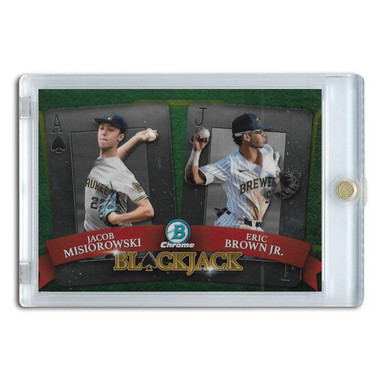Jacob Misiorowski 2022 Bowman Chrome Blackjack # 4 Pre-Rookie Card