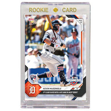 Kevin McGonigle Detroit Tigers 2026 Topps Now Opening Day # 7 Rookie Card