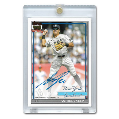 Anthony Volpe Autographed Card 2026 Topps 35th Anniversary # 91A-AV