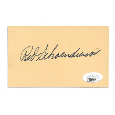 Red Schoendienst Autographed Cut Signature (JSA)