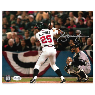 Andruw Jones Autographed 8X10 Photograph (JSA-11)