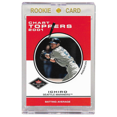 Ichiro Suzuki Seattle Mariners 2001 Fleer Platinum # 416 Rookie Card