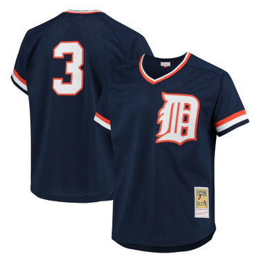 Men’s Mitchell & Ness Alan Trammell Detroit Tigers Authentic Replica 1984 Mesh Batting Practice Jersey