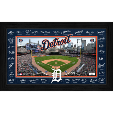 Detroit Tigers Highland Mint 2026 Framed 12 x 20 Signature Field