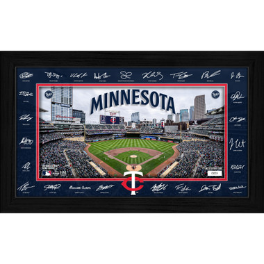 Minnesota Twins Highland Mint 2026 Framed 12 x 20 Signature Field
