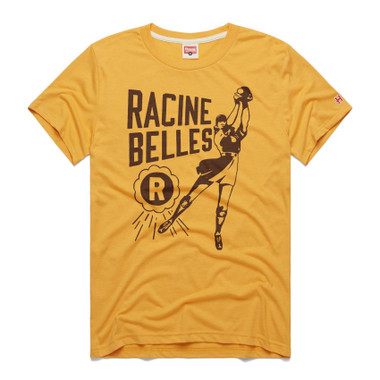 Unisex Racine Belles All-American Girls Professional Baseball League Vintage T-Shirt