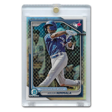 Arjun Nimmala 2024 Bowman Draft Chrome Refractor # BDC-102 Pre-Rookie Card