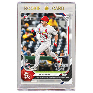 JJ Wetherholt St. Louis Cardinals 2026 Topps Now # 134 Rookie Card
