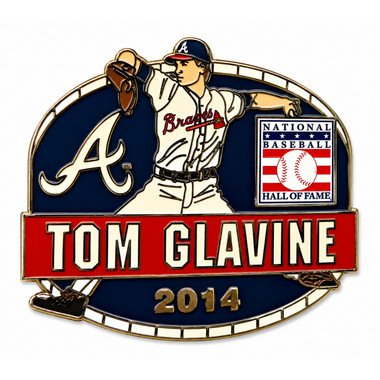 Tom Glavine Atlanta Braves Hall of Fame Class of 2014 Collector’s Pin