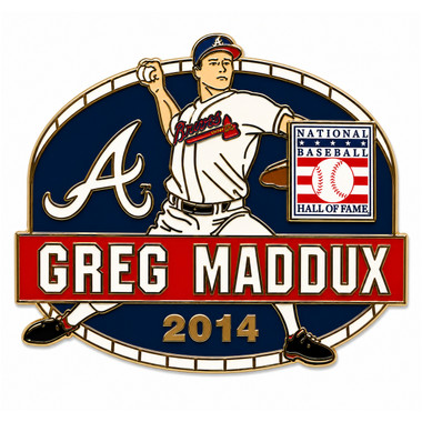 Greg Maddux Atlanta Braves Hall of Fame Class of 2014 Collector’s Pin