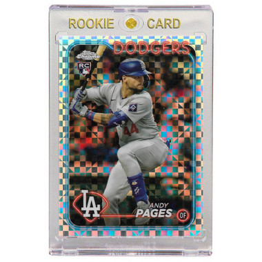 Andy Pages Los Angeles Dodgers 2024 Topps Chrome Update X-Fractor # USC-148 Rookie Card