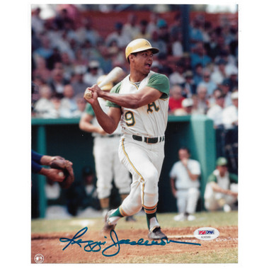 Reggie Jackson Autographed 8x10 Photograph (PSA-80)