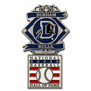 Durham Bulls Baseball Hall of Fame Exclusive Collector’s Pin