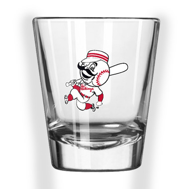 Cincinnati Reds Vintage Logo 2 ounce Shot Glass