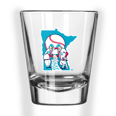 Minnesota Twins Vintage Logo 2 ounce Shot Glass