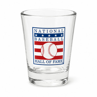 Baseball Hall of Fame 4 ounce Baseball Scoring Jumbo Shot Glass