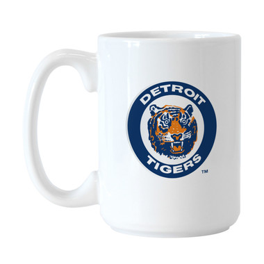 Detroit Tigers Vintage Logo 15 ounce Ceramic Mug