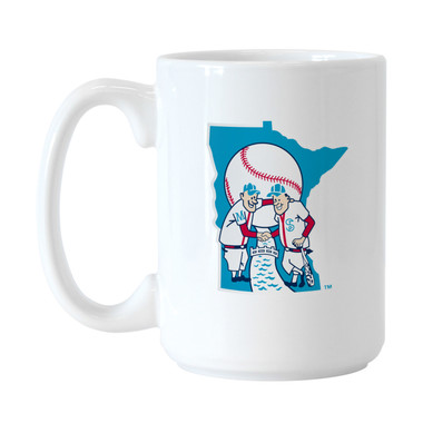 Minnesota Twins Vintage Logo 15 ounce Ceramic Mug