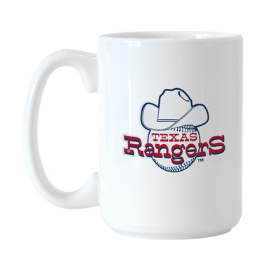 Texas Rangers Vintage Logo 15 ounce Ceramic Mug