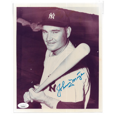 Johnny Mize Autographed 8x10 Photograph (JSA)