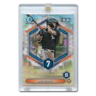 Max Clark 2026 Bowman Chrome Top 100 # 7 Pre-Rookie Card