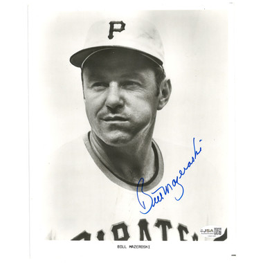 Bill Mazeroski Autographed 8x10 Photograph (JSA-80)