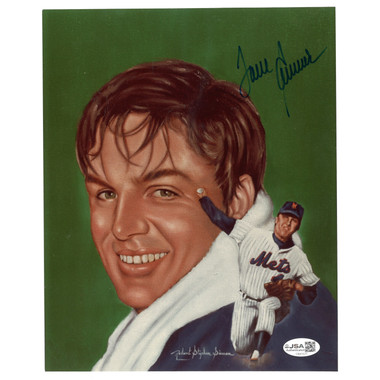 Tom Seaver Autographed 8x10 Photocard (JSA-71)