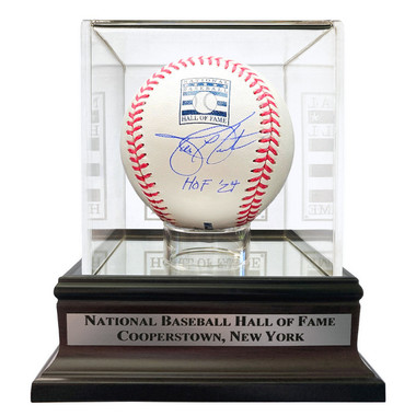 Todd Helton Autographed Hall of Fame Logo Baseball with HOF 24 Inscription with HOF Case (Beckett)