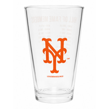 New York Mets Team Hall of Famer 16 ounce Pint Glass