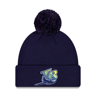 New Era Tampa Bay Rays Batting Practice Navy Knit Cap