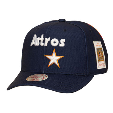 Men’s Mitchell & Ness Nolan Ryan Houston Astros Jersey Cut Snapback Cap