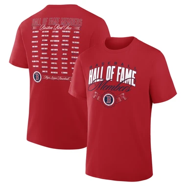 Men’s Boston Red Sox Hall of Fame Roster T-Shirt
