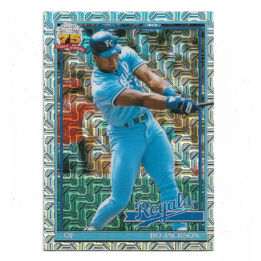 Bo Jackson 2026 Topps Chrome 35th Anniversary Silver Pack Mojo # 91C-5