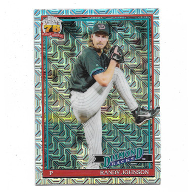 Randy Johnson 2026 Topps Chrome 35th Anniversary Silver Pack Mojo # 91C-77