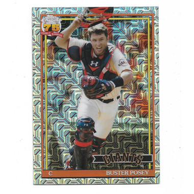 Buster Posey 2026 Topps Chrome 35th Anniversary Silver Pack Mojo # 91C-92