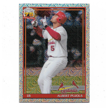 Albert Pujols 2026 Topps Chrome 35th Anniversary Silver Pack Mojo # 91C-13