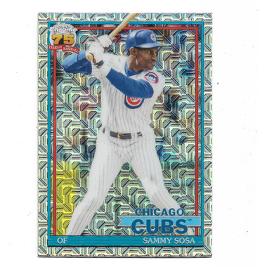Sammy Sosa 2026 Topps Chrome 35th Anniversary Silver Pack Mojo # 91C-88