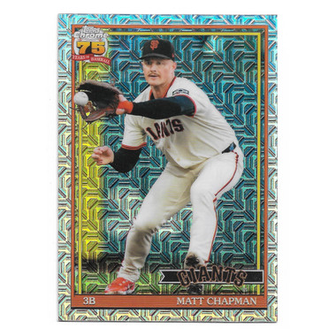 Matt Chapman 2026 Topps Chrome 35th Anniversary Silver Pack Mojo # 91C-97