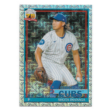 Shota Imanaga 2026 Topps Chrome 35th Anniversary Silver Pack Mojo # 91C-67