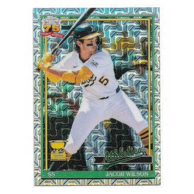 Jacob Wilson 2026 Topps Chrome 35th Anniversary Silver Pack Mojo # 91C-35