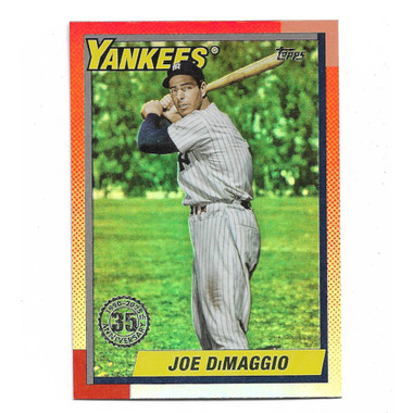Joe Dimaggio 2025 Topps Update 35th Anniversary Foilboard  # U90-39