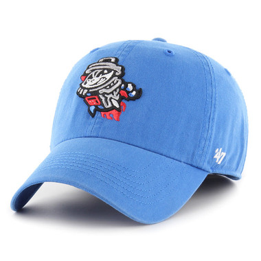 Men’s '47 Brand Rocket City Trash Pandas Milb Team Logo Clean Up Royal Adjustable Cap
