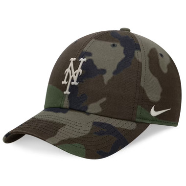 Men’s Nike New York Mets Club Unstructured Woodland Camo Adjustable Cap