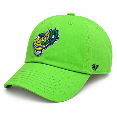 Men’s ‘47 Brand El Paso Chihuahuas Lime Copa Clean Up Adjustable Cap