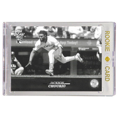 Jackson Chourio Milwaukee Brewers 2024 Topps Black & White # 53 Rookie Card